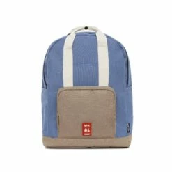 Eco Mochila Lefrik Capsule Multi Ink ( Azul-Marron )