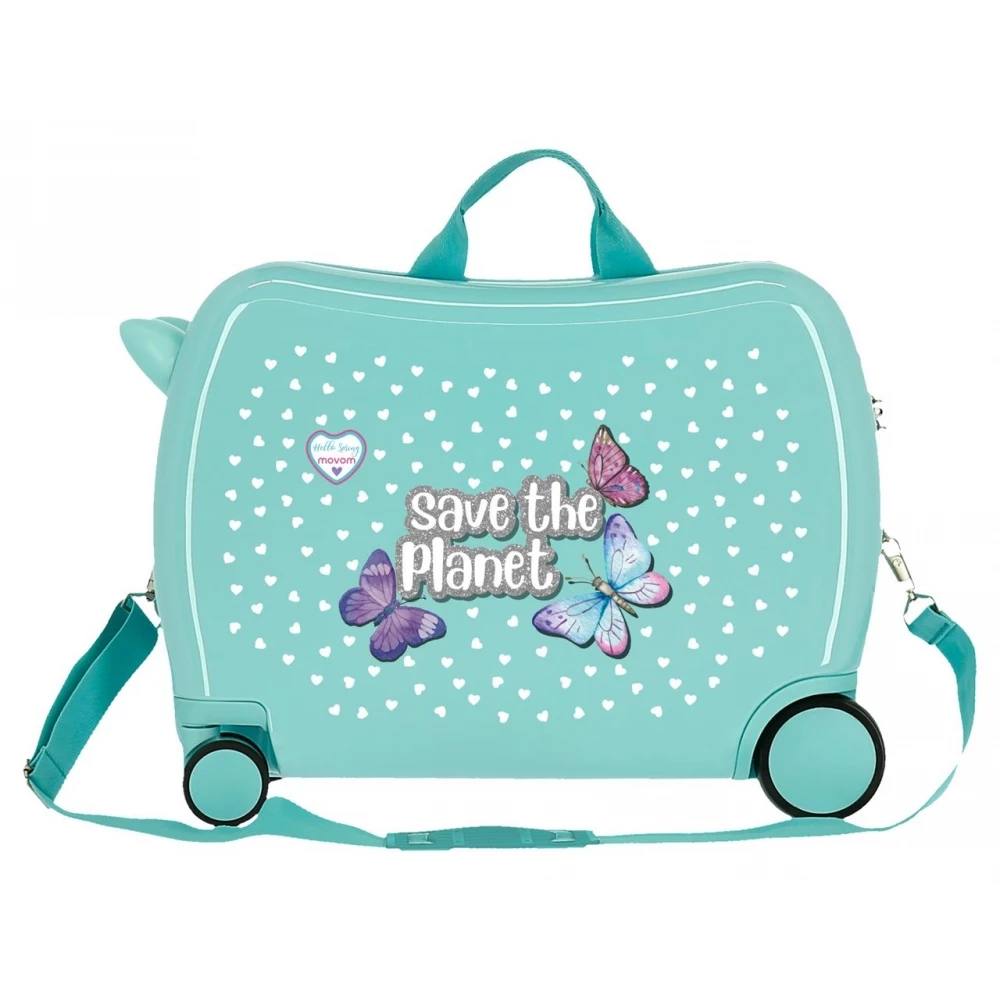 Maleta Infantil Correpasilos Movom Save The Planet Azul 4 Maleta Infantil Correpasilos Movom Save The Planet Azul - Imagen 2