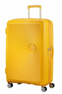 Maleta Grande 77 Cm 4 Ruedas Exp American Tourister Soundbox Amarillo