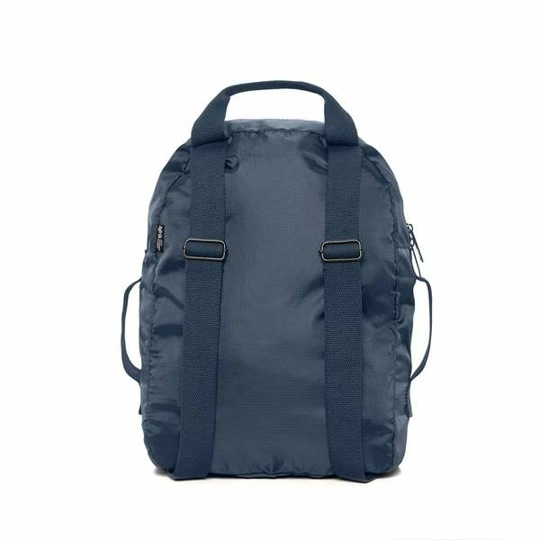 Mochila Plegable Lefrik Azul Marino-Crudo (Pocket Backpack) 5 Mochila Plegable Lefrik Azul Marino-Crudo (Pocket Backpack) - Imagen 3