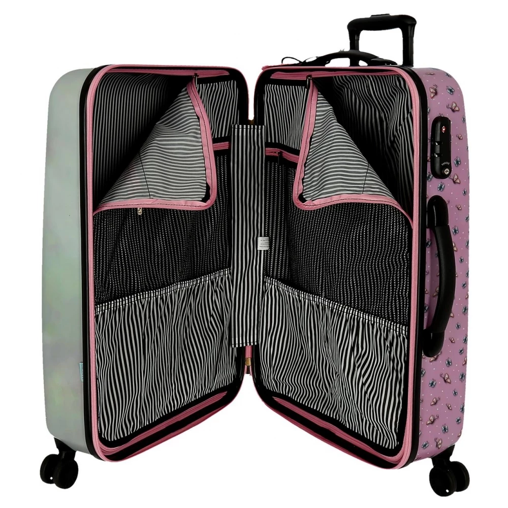 Maleta Mediana 67 Cm 4 Ruedas Rigida Gorjuss Somewhere 14 Maleta Mediana 67 Cm 4 Ruedas Rigida Gorjuss Somewhere - Imagen 12