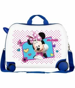 Viajar Tienda de ventas 23 Disney Maleta Infantil Correpasillos 2 Ruedas Multidireccionales Minnie Joy Azul