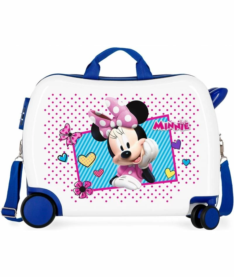 Disney Maleta Infantil Correpasillos 2 Ruedas Multidireccionales Minnie Joy Azul 4 Disney Maleta Infantil Correpasillos 2 Ruedas Multidireccionales Minnie Joy Azul - Imagen 2