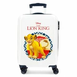 Disney Maleta De Cabina 55 Cm 4 Ruedas Rígida El Rey Leon Azul