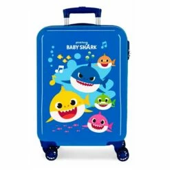 Maleta 55 Cm 4 Ruedas Baby Shark Ocean Sharks -Viajar Tienda de ventas 21662