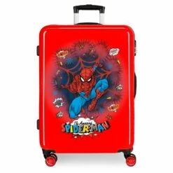 Maleta Mediana 68 Cm 4 Ruedas Rigida Spiderman Pop -Viajar Tienda de ventas 21796