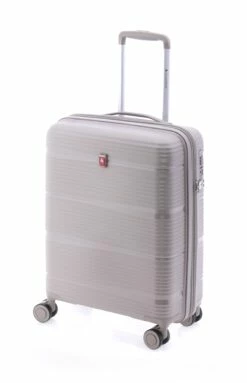 Maleta Cabina 55 Cm 4 Ruedas Exp Rigido Gladiator Bionic Beige