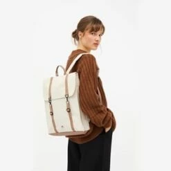 Mochila Lefrik Handy Metal Hook Crudo ( Ecru/Tobacco ) -Viajar Tienda de ventas 24606