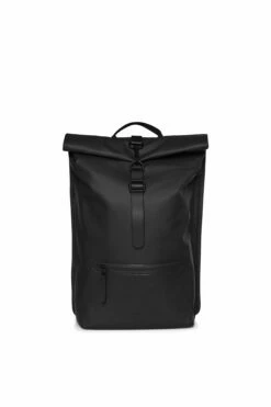 Mochila Roll Top Rucksac Rains Negro