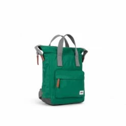 Mochila Roka London Bantry B Pequeña Sostenible Nylon Verde (Emerald) -Viajar Tienda de ventas 24877