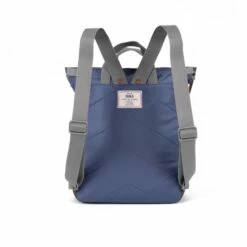 Mochila Roka London Canfield B Mediana Sostenible Nylon Azul (Airforce) -Viajar Tienda de ventas 24929