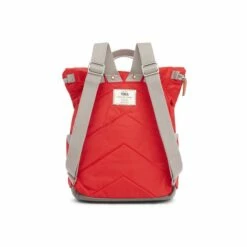 Mochila Roka London Canfield B Mediana Sostenible Nylon Rojo (Cranberry) -Viajar Tienda de ventas 24942