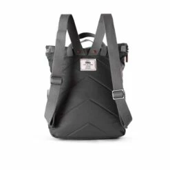 Mochila Roka London Canfield B Pequeña Sostenible Nylon Gris (Graphite) -Viajar Tienda de ventas 25149