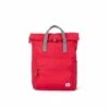 Mochila Roka London Canfield B Mediana Sostenible Nylon Rojo(Mars Red)