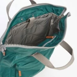 Mochila Roka London Bantry B Mediana Sostenible Nylon Verde (Teal) -Viajar Tienda de ventas 26166