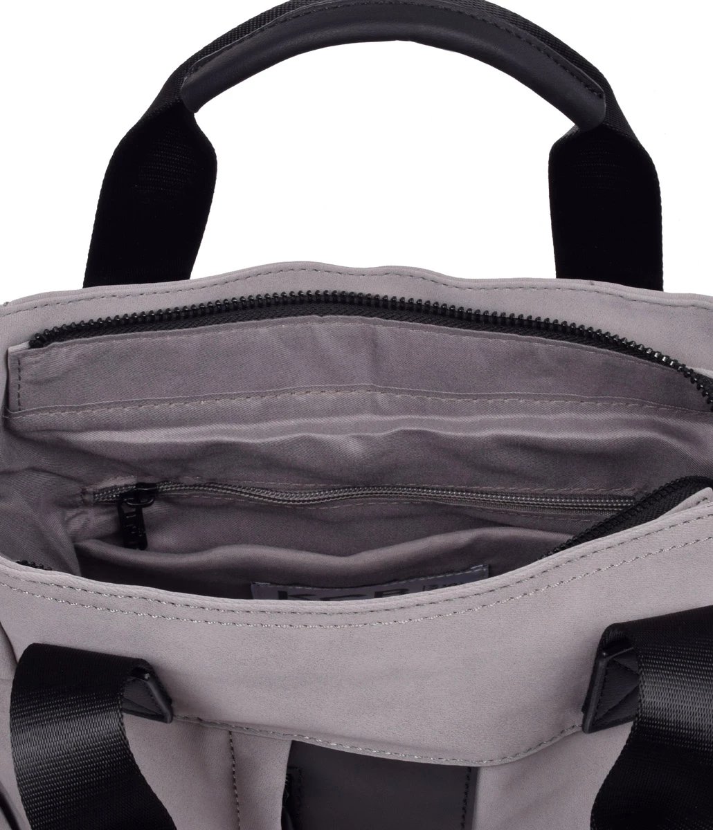 Mochila Grande 2 Asas KCB 2824 Gris 8 Mochila Grande 2 Asas KCB 2824 Gris - Imagen 6