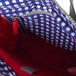 Mochila Roka London Bantry B Pequeña Sostenible Nylon Cuadros Azules (Gingh -Viajar Tienda de ventas 27306