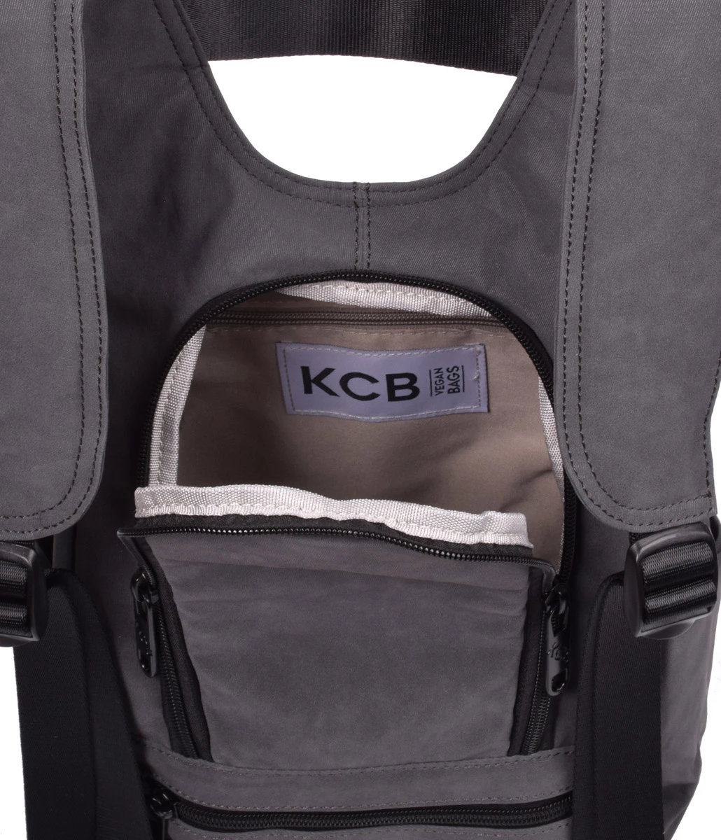 Mochila Pequeña Apertura Trasera KCB 2704 Negro 8 Mochila Pequeña Apertura Trasera KCB 2704 Negro - Imagen 6