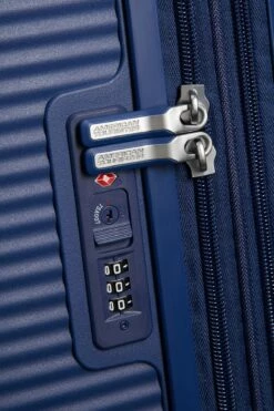 Maleta Grande 77 Cm 4 R Exp American Tourister Soundbox Azul (Midnight Navy -Viajar Tienda de ventas 27906