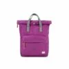 Mochila Roka London Canfield B Pequeña Sostenible Nylon Violeta (Violet)