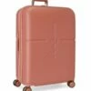 Maleta Mediana 70 Cm 4 Ruedas Exp Pepe Jeans Highlight Terracota -Viajar Tienda de ventas 28170