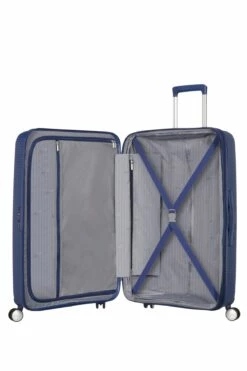 Maleta Cabina 55 Cm 4 R Exp American Tourister Soundbox Azul (Midnight Navy -Viajar Tienda de ventas 28203