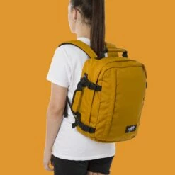 Mochila De Viaje Cabin Zero Classic 28 L. Mostaza (Orange Chilli) -Viajar Tienda de ventas 28519