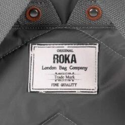 Mochila Roka London Bantry B Mediana Sostenible Nylon Gris (Grafito) 12 Mochila Roka London Bantry B Mediana Sostenible Nylon Gris (Grafito) -Viajar Tienda de ventas 28915