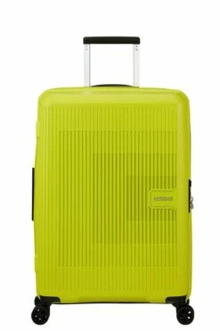 Maleta Mediana 67 Cm 4 Ruedas American Tourister Aerostep Lima ( Light Lima -Viajar Tienda de ventas 28964