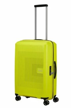Maleta Mediana 67 Cm 4 Ruedas American Tourister Aerostep Lima ( Light Lima -Viajar Tienda de ventas 28971
