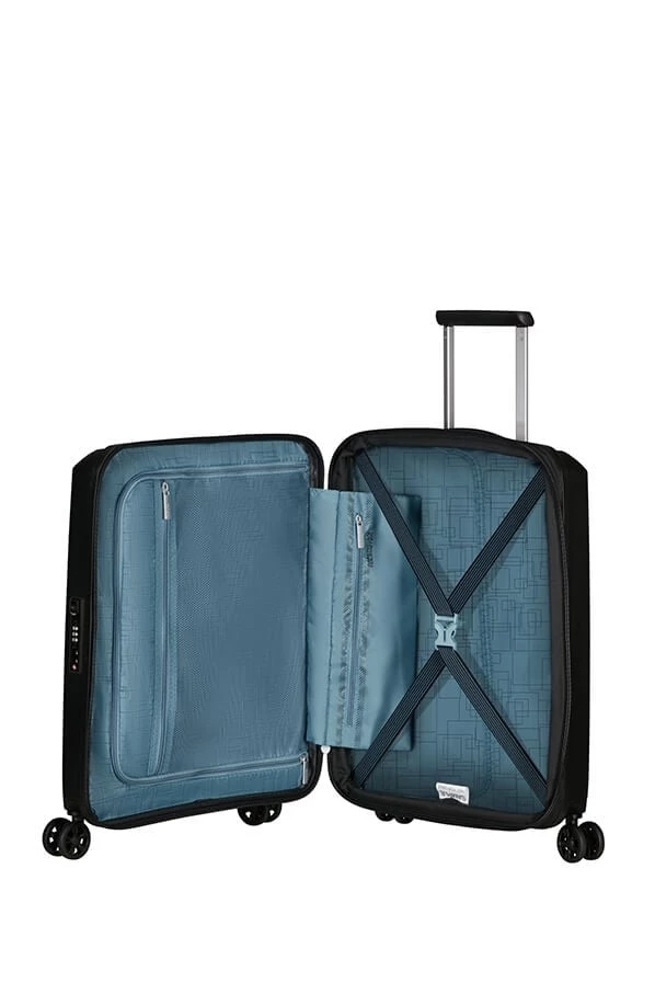 Maleta Cabina 55 Cm 4 Ruedas American Tourister Aerostep Negro ( Black ) 14 Maleta Cabina 55 Cm 4 Ruedas American Tourister Aerostep Negro ( Black ) - Imagen 12