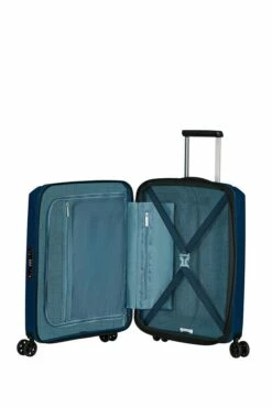 Maleta Cabina 55 Cm 4 Ruedas American Tourister Aerostep Azul Marino -Viajar Tienda de ventas 29002