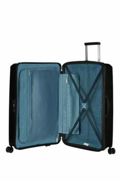 Maleta Grande 77 Cm 4 Ruedas American Tourister Aerostep Negro -Viajar Tienda de ventas 29095