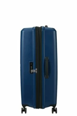 Maleta Grande 77 Cm 4 Ruedas American Tourister Aerostep Azul Marino -Viajar Tienda de ventas 29512