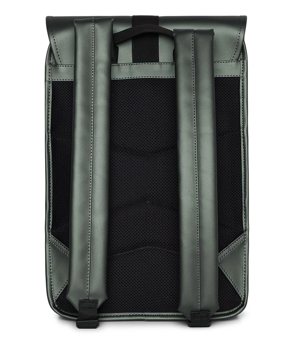 Mochila Buckle Mini Rains Verde Metalizado (Silver Pine) 4 Mochila Buckle Mini Rains Verde Metalizado (Silver Pine) - Imagen 2