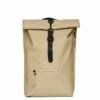 Mochila Roll Top Rucksac Rains Arena (Sand) -Viajar Tienda de ventas 30390