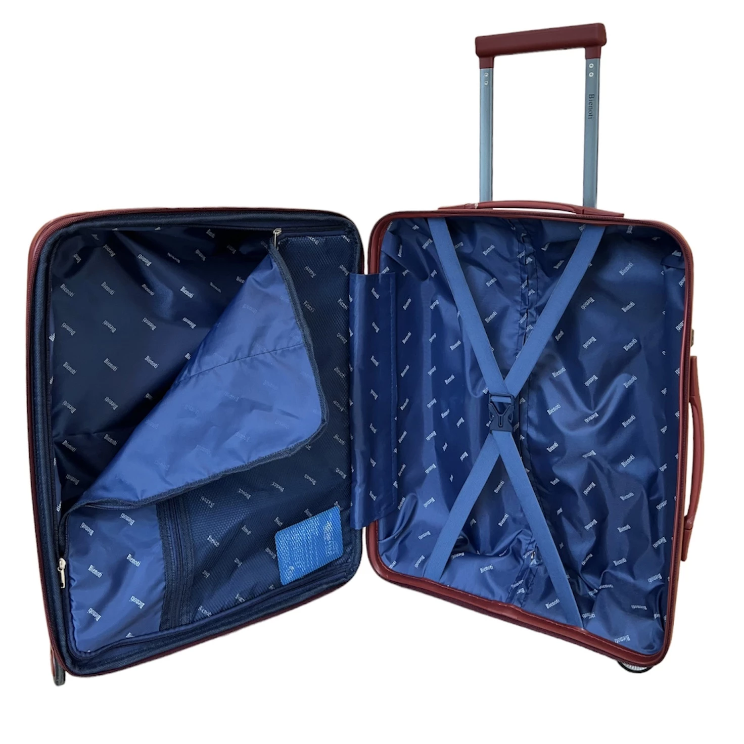 Maleta Mediana 4 Ruedas Rigida Exp Bienoti-EV 8095 Granate (Red) 8 Maleta Mediana 4 Ruedas Rigida Exp Bienoti-EV 8095 Granate (Red) - Imagen 6