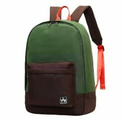 Mochila YLX Classic Kaki-Marrón ( Army Green + Dark Brown)