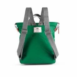 Mochila Roka London Bantry B Mediana Sostenible Nylon Verde (Emerald) -Viajar Tienda de ventas 31120