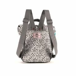 Mochila Roka London Bantry Pequeña Beige Puntos (Dip Dop Print -Viajar Tienda de ventas 31129