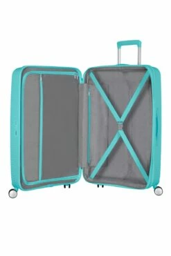 Maleta Grande 77 Cm Exp 4 R American Tourister Soundbox Turquesa (poolside -Viajar Tienda de ventas 31440
