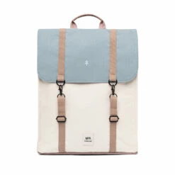 Mochila Lefrik Handy Metal Hook Beige-Azul (Sorolla Block)