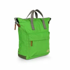 Mochila Roka London Bantry B Pequeña Sostenible Nylon Verde (Kelly Green) -Viajar Tienda de ventas 31706