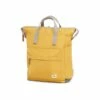 Mochila Roka London Bantry B Mediana Sostenible Nylon Amarillo (Corn)