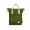 Mochila Roka London Bantry B Pequeña Sostenible Nylon Kaki (Military)