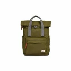 Mochila Roka London Canfield B Mediana Sostenible Kaki ( Military)
