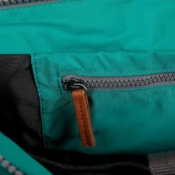Mochila Roka London Bantry B Mediana Sostenible Nylon Verde (Cyan) -Viajar Tienda de ventas 32077