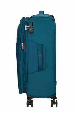 American Tourister Maleta Mediana 67 Cm 4R Exp. A.T. Crosstrack Azul (Navy-Orange) -Viajar Tienda de ventas 32225