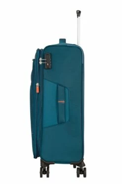 American Tourister Maleta Mediana 67 Cm 4R Exp. A.T. Crosstrack Azul (Navy-Orange) -Viajar Tienda de ventas 32237