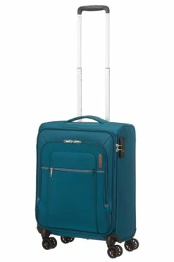 American Tourister Maleta Cabina 55 Cm 4R A.T. Crosstrack Azul (Navy-Orange) -Viajar Tienda de ventas 32246